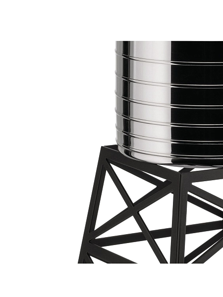 ALESSI Емкость для хранения Water Tower, DL02 B (нержавеющая сталь/черный)