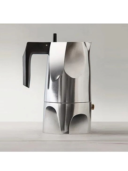 ALESSI Гейзерная кофеварка на 3 чашки Alessi Ossidiana MT18/3.