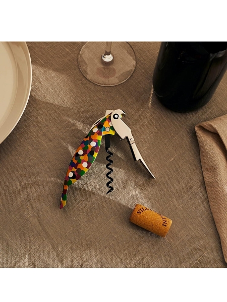 ALESSI Штопор ALESSI PARROT AAM32 1, разноцветный